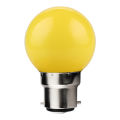 iPOWER Energy Saving LED Light Bulb, 3 Watt Led Yellow Color Light Base B22 Pin.