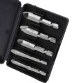 Flying tool screw extractor wood screw iron screw sliding tooth broken head removal high speed steel broken wire removal tool White 5 broken head screw extractor. 