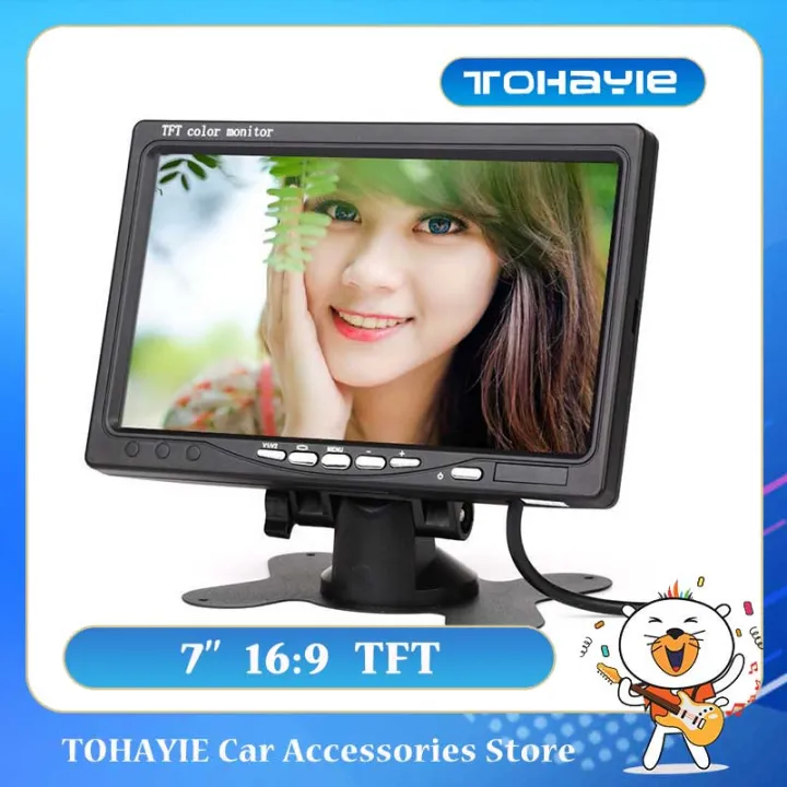 TOHAYIE%207%20inch%20TFT%20Color%20Monitor%20for%20Car%20CCTV%20Reverse%20Rear%20View%20Backup%20Camera%20-%20Image%203