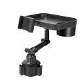 Qiunery Cup Holder Expander Tray For Car 360° Rotation Adjustable Base Food Tray Table Cup Holder Phone Holder Interior Supplies. 