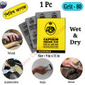 Waterproof Sandpaper Grit 80, Captain Paper C80, Sandpaper. 