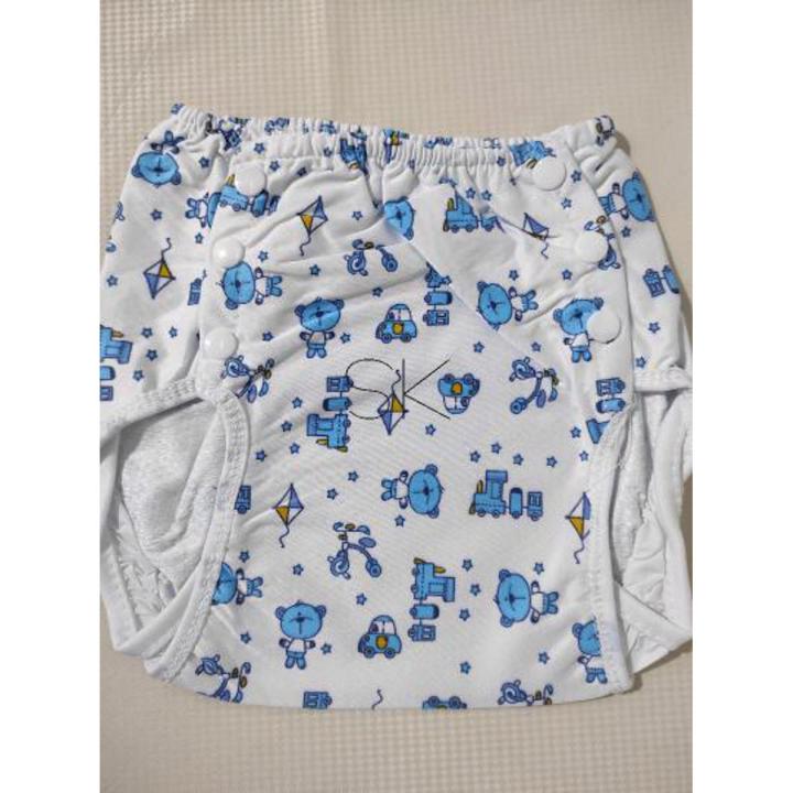 Washable Cloth Diaper Pant - White