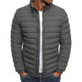 ZOGAA Mens Parka Jacket Winn Puffer Jacket Solid Plus Sr Streetwear Casual Jacket Men. 