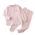 Colorful cotton suit boys and girls autumn clothes and pants Children's underwear set baby long sleeves and trousers One piece on behalf of the hair. 