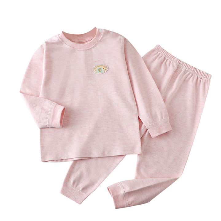 Colorful%20cotton%20suit%20boys%20and%20girls%20autumn%20clothes%20and%20pants%20Children's%20underwear%20set%20baby%20long%20sleeves%20and%20trousers%20One%20piece%20on%20behalf%20of%20the%20hair%20-%20Image%205
