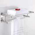 Bathroom Towel Holder Stainless Steel Wall-mounted Towel Rack.