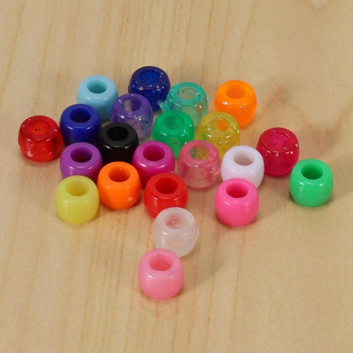 XHHDQES%20Pony%20Beads,%201,900%20Pcs%209mm%20Pony%20Beads%20Set%20in%2024%20Colors%20with%20Elastic%20String%20for%20Bracelet%20Jewelry%20Making%20-%20Image%208