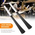 2Pcs Cajon Brush Telescoping Drum Brushes Nylon Sticks Percussion for Jazz Stick Drum Musical.