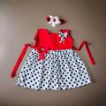Baby Girls Fashionable Beautiful homemade Dress For 0-7 Years.