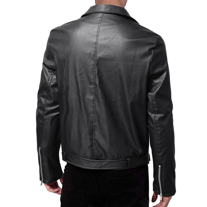 2022%20Men's%20Oblique%20Zipper%20Casual%20PU%20Leather%20Jacket%20Youth%20Fashion%20Suit%20Collar%20Leather%20Jacket%20-%20Image%205
