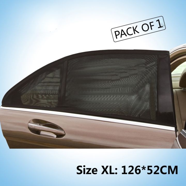 CARPRIE%201%20x%20Car%20Rear%20Window%20UV%20Mesh%20Sun%20Shades%20Blind%20Kids%20Children%20Sunshade%20Blocker%20Black%20drop%20shipping%20-%20Image%202
