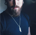 Stylish Stainless Steel Anchor Necklace for Men Durable and Modern Chain Pendant Design. 