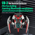 Original INVA CD-3 TWS Earbuds FUTURE-MECHA Armor Cool Trendy Mech In-Ear Wireless Bluetooth 5.3 Earphones HiFi Music ENC Gaming.