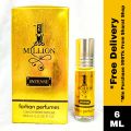 One Million Concentrated Perfume Oil Long Lasting Roll On Fragrance - 6ml. 