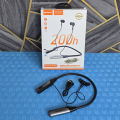 Recrsi Heavy Bass Neckband [-200 ঘন্টা চার্জিং ব্যাকআপ ] RE-NY060 Wireless Bluetooth Neckband Digital Display Long Battery fast charging support. 