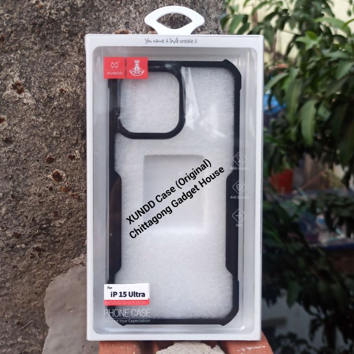 XUNDD Original Case For iPhone 15 Pro Max - Shockproof Protective Armor Back Cover