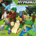 My World Minecraft Lego Set Building Blocks Toys Birthday Gift For Kids. 