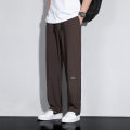 ew Ice Silk lus Large Size en's ylon Fabr igh Elast s Casual rousers Summer Loose All- ants. 