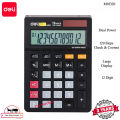 Deli M01320 Desk Calculator - 12 Digit - Black.