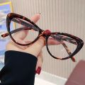 New Cat Eye Triangle Frame Anti-Blue Light Glasses Classic Men Women Reading Eyewear Retro Triangle Frame Transparent Eyeglasses. 