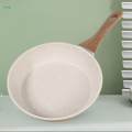 Frying Pan Kitchen Tool Cooking Saucepan for Household Camping Outdoors 26cm diameter. 