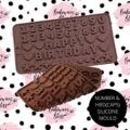 Silicone Chocolate Mould - Alphabet Letters Shape - Create Fun Chocolate Treats With An Alphabet-Shaped Silicone Mould.