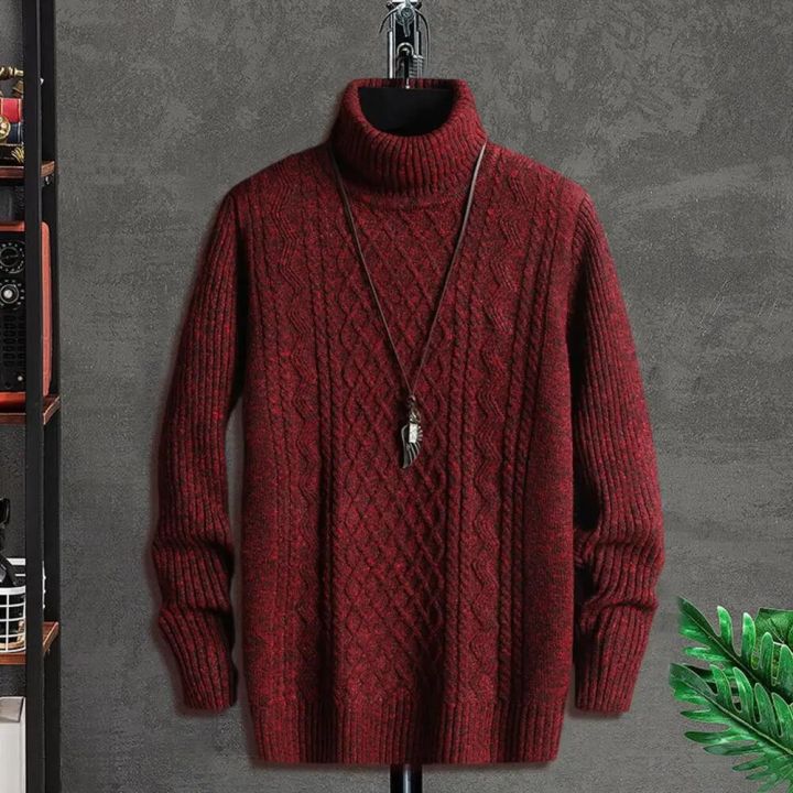 New%20Winter%20High%20Neck%20Thick%20Warm%20Sweater%20Men%20Turtleneck%20Sweaters%20Slim%20Fit%20Pullover%20Men%20Knitwear%20Korean%20Style%20Male%20Double%20Collar%20-%20Image%202