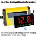 Full Automatic Car Battery Charger Digital LCD Display 2A Fast Charging 3 Stages Lead Acid AGM GEL Battery-chargers.
