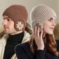 【Clearance Markdowns】 Fashion Soft Plush Knitted Hat Thickened Windproof Plain Hats Ski Beanie Hat Men Women.