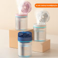 Humidification Fan Water Cooling Fan USB Mini Small Fan Desktop Fan 2024 Summer New Home Foldable Cold Air Humidifier Spray Fans.