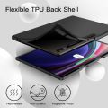 Robustrion Cover for Samsung Tab S10 Ultra Cover Case/Tab S9 Ultra Cover Case/Tab S8 Ultra Flip Stand Case Cover with S-Pen Holder for Samsung Galaxy Tab S10 /Tab S9 / S8 Ultra Tablet Cover 14.6 inch [Supports Auto Sleep Wake]-Black/Navy Blue. 