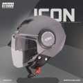STUDDS ICON HELMET - OPEN FACE Cetified Best Quality Helmet. 