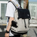 Backpack for men's casual waterproof travel computer bag, Korean version, youth personalized college student backpack, male.