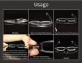 Eyeezi Folding Reading Glasses For Men Women 360° Rotating Portable Presbyopia Frame Male Degree Glasses Mini Lightweight Reader.