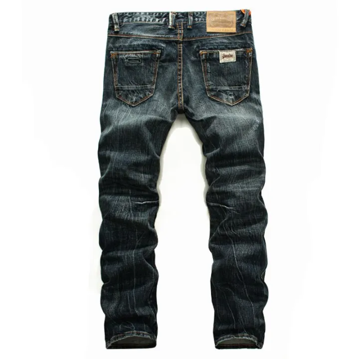 Newly%20Fashion%20Designer%20Men%20Jeans%20Retro%20Green%20Blue%20Slim%20Fit%20Ripped%20Jeans%20Men%20Trousers%20Vintage%20Casual%20Cotton%20Denim%20Pants%20Hombre%20-%20Image%203