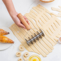 Stainless Steel Noodle Bread Flour Italian Pastry Cookies Wheel Tortilla Mold Manual Slicer Pizza Wheel.