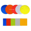 5 Pcs X 5Cm Multicolor Round/Square Reflective Sticker Car Bumper Safety Stickers. 