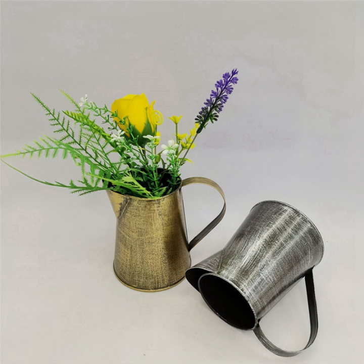 Metal%20Vase%20Decorative%20Shabby%20Pitcher%20Flower%20Holder%20Metal%20Vase%20with%20Handle%20for%20Home%20Garden%20Flowerpot%20Bronze%20-%20Image%208