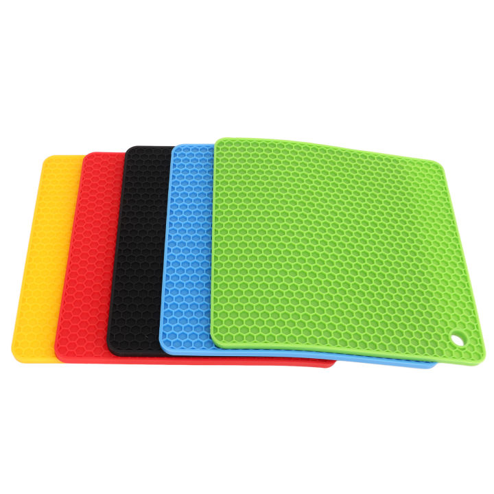 Multipurpose Nonslip Hot Pads, Silicone Trivet Heat Resistant Thick Large  for Kitchen
