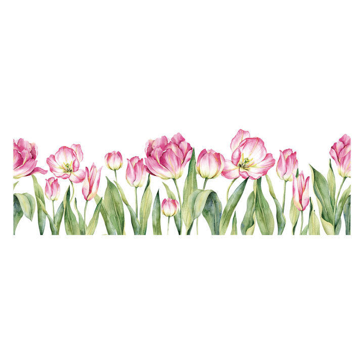 Glass%20sticker%20double-sided%20D%20flower%20photo%20light%20BR0033%20pink%20tulip%20self-adhesive%20window%20beautification%20decorative%20sticker%20-%20Image%205