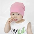 Cotton Baby Hat Street Dance Hip Hop Cap Spring Autumn Toddler Hat for Boys Girls Knit Beanie Hat Solid Color Kids Hat.