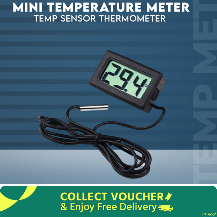 Mini Digital Temperature Meter with Temp Sensor Thermometer Ideal Use For Incubator