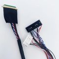 edp cable 30 pin I-PEX20454-30P with backlight terminal 0.5MM spacing.