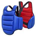 Taekwondo Reversible Chest Guard Body Protector Vest Martial Arts Rib Shield Armour Training Uniform For Karate Judo Kickboxing.