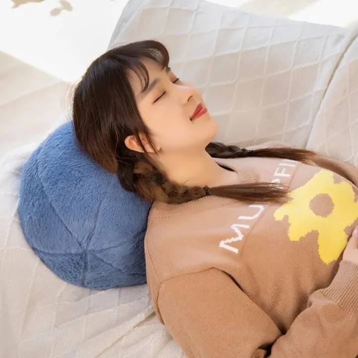 Nordic%20Style%20Solid%20Color%20Spherical%20Pillow%20Ins%20Wind%20Pink%20White%20Round%20Ball%20Plush%20Nap%20Lovely%20Cushion%20Simitation%20Rabbit%20Hair%20Sofa%20-%20Image%206