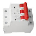 Circuit Breaker, 750V 25A Short Circuit Protection DC Circuit Breaker 3P Easy Installation for Ship.