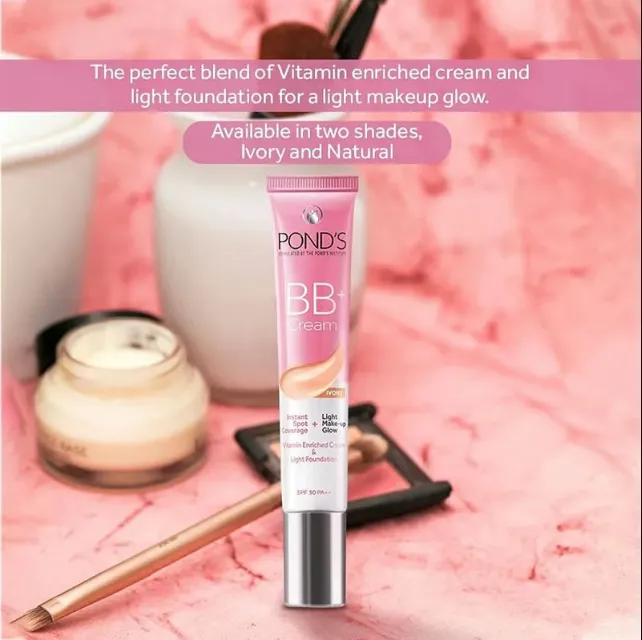Pond's%20BB%20Combo%20-%20Pond's%20BB%20Perfect%20Radiance%20Translucent%20Faical%20Powder%2050g%20&%20BB+%20Cream%20With%20SPF%2030%20PA++%2018g%20-%20Ivory%20-%20Image%208
