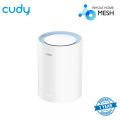Cudy M1800 (Single pack) AX1800 Wi-Fi 6 Whole Home Mesh WiFi System - 1201Mbps on 5GHz and 574Mbps on 2.4GHz - MU-MIMO, Beamforming, WPA3 - Whole Home Coverage - White.