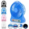 Portable Handheld Mini Rechargeable Mini Fan Desk Creative Hand Dream Fan 3 Speed 1200Mah Battery 5V Micro Usb Charging Port For Home Office Outdoor Reading Table - Charger Fan.