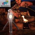 REDKEEV Pocket Keychain Flashlight Tripod Work Light Bracket for Outdoor Camping. 
